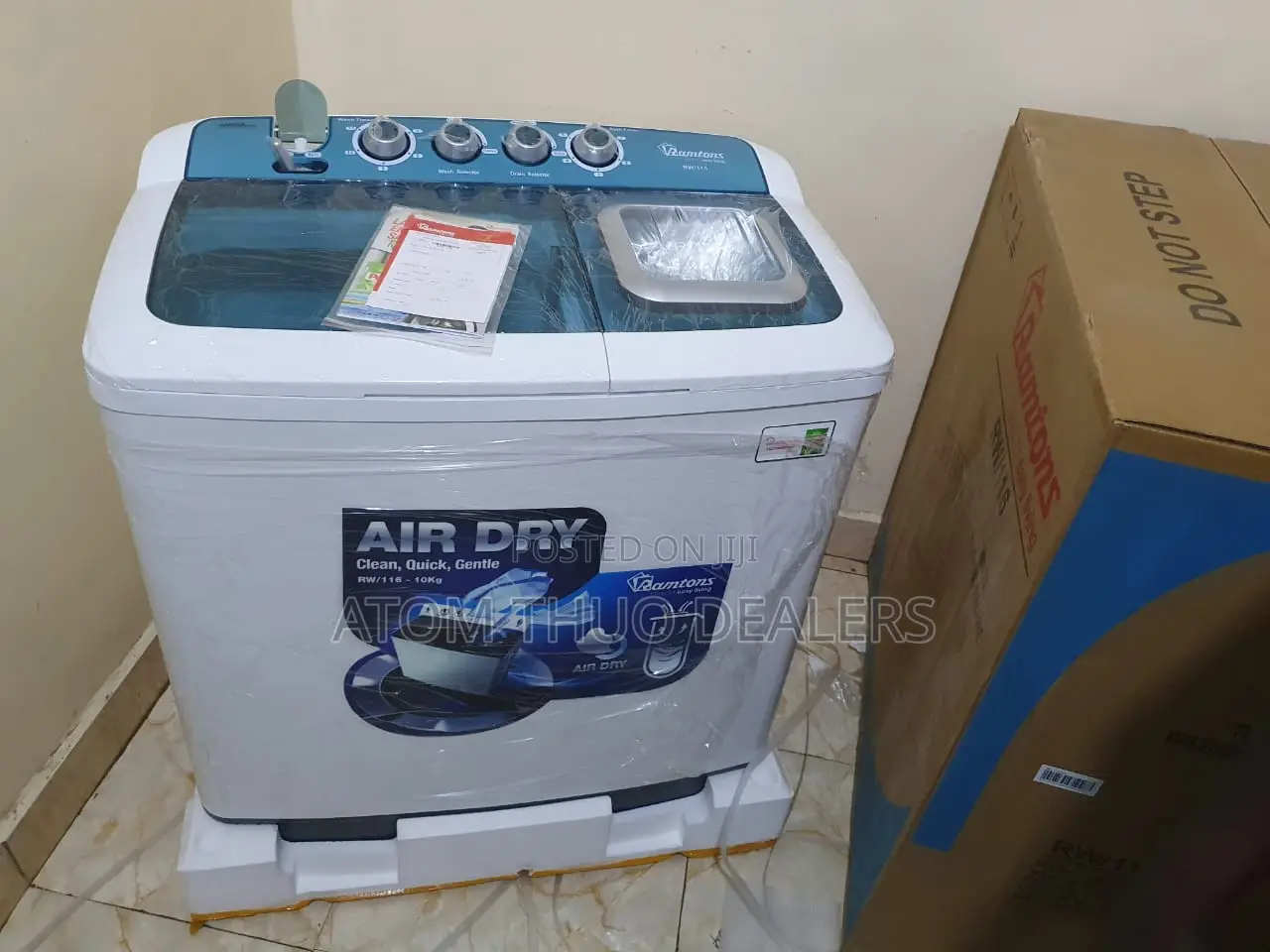 Ramtons 10 Kg Washing Machine (Twin Tub)