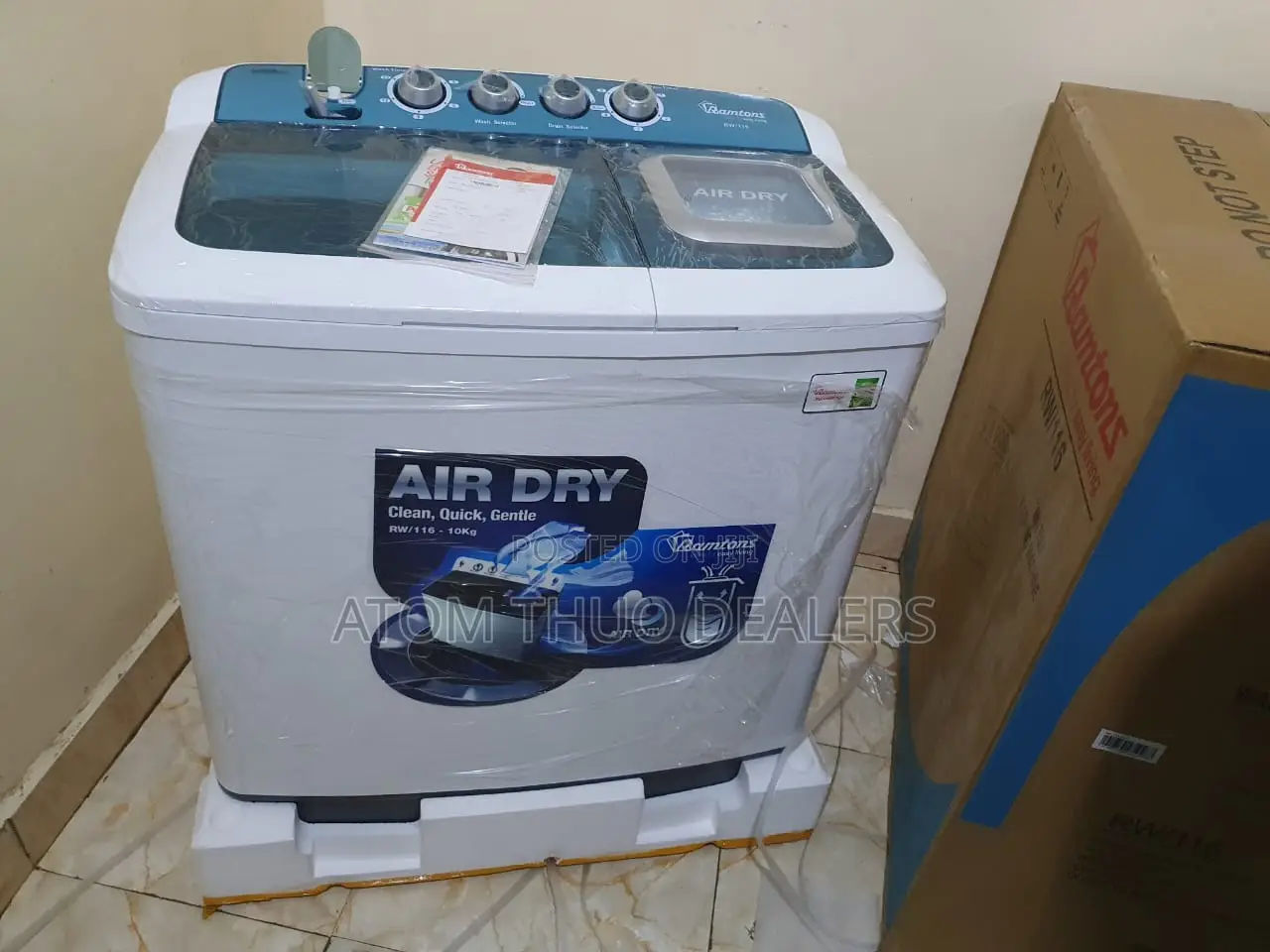 Brand New Twin Tub Washing Machine (Ramtons 10kg)