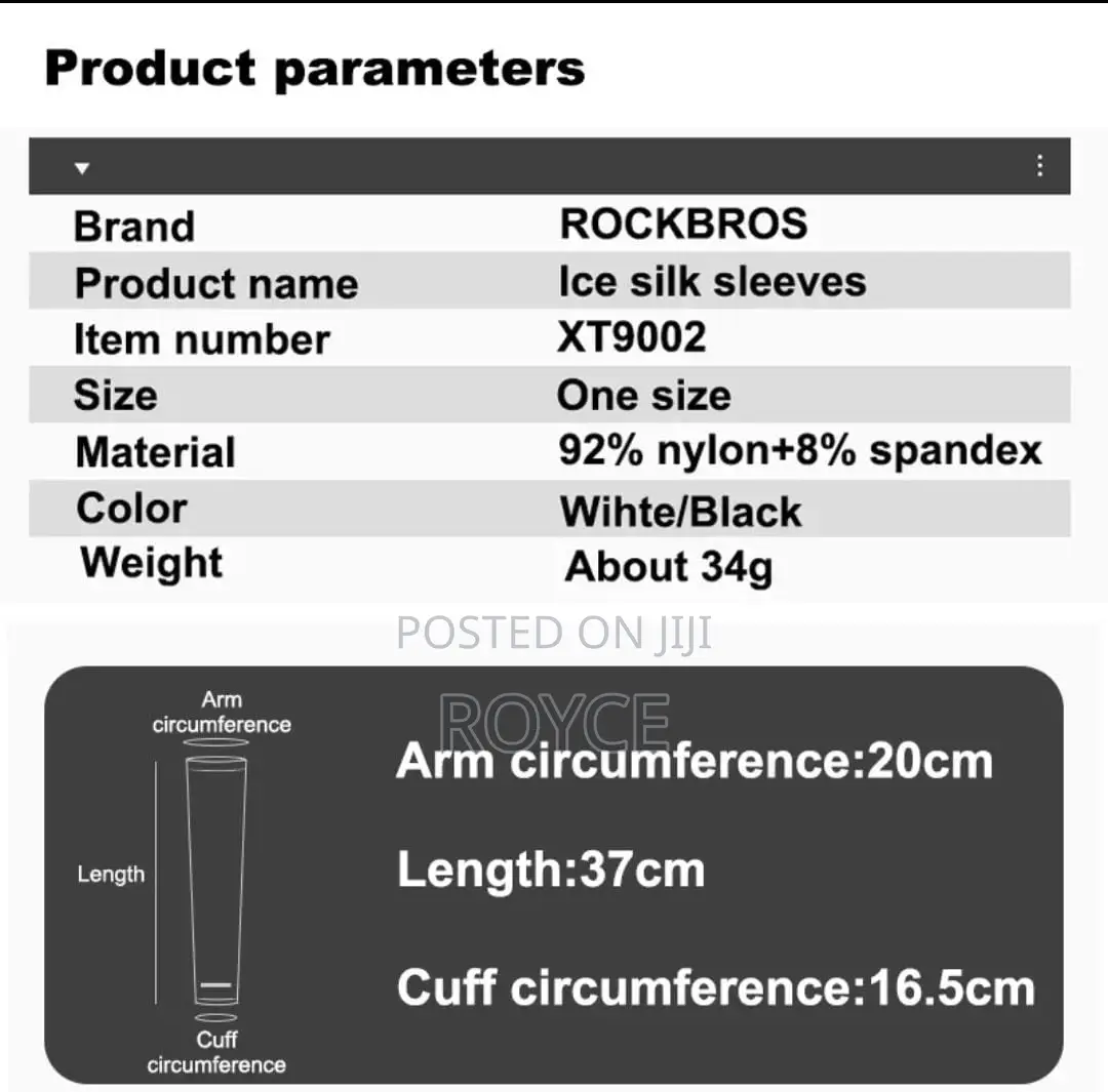 Sun UV Protection Cooling Arm Sleeves