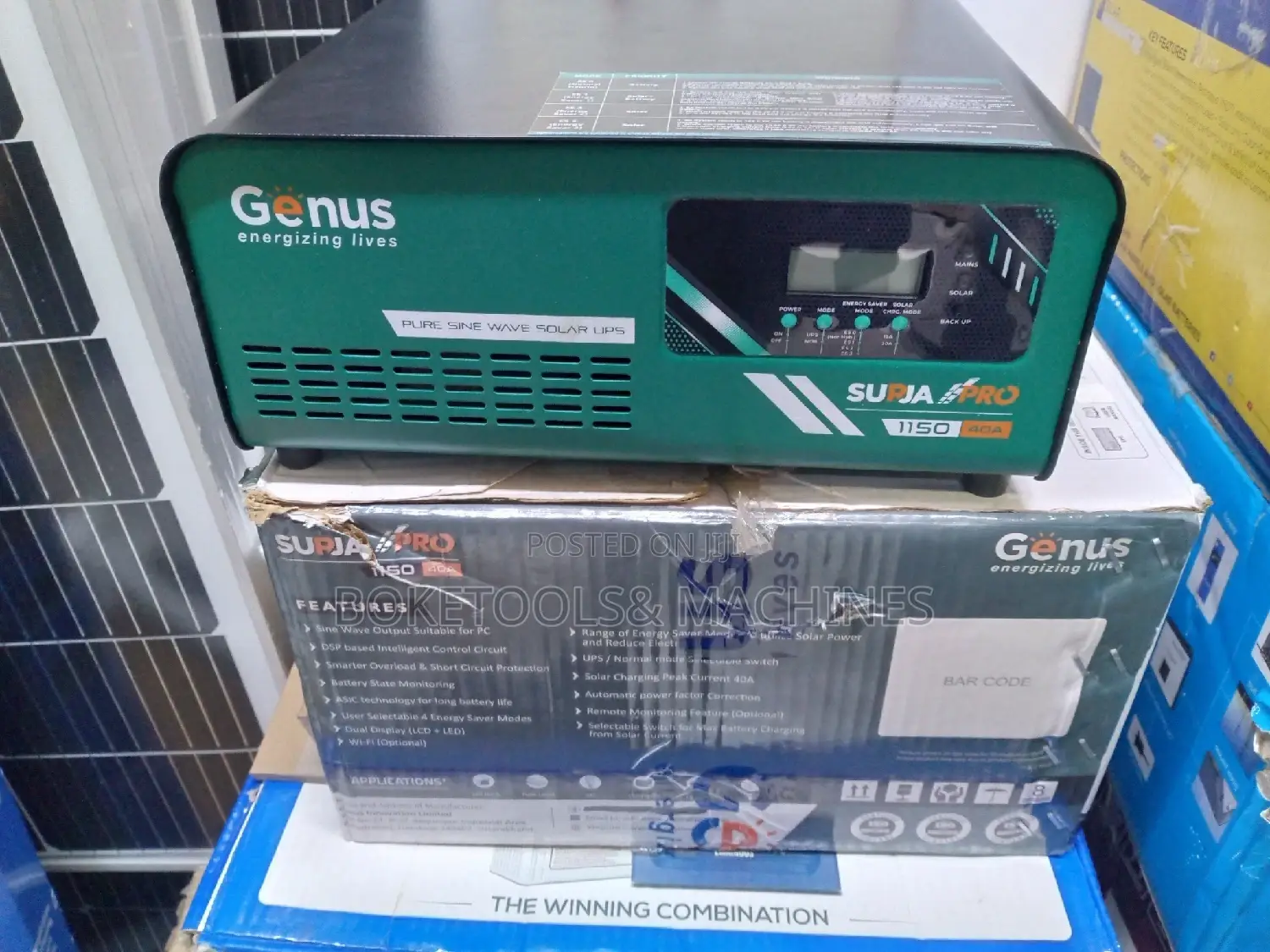 Genus Hybrid Solar Inverter 1150va/12v
