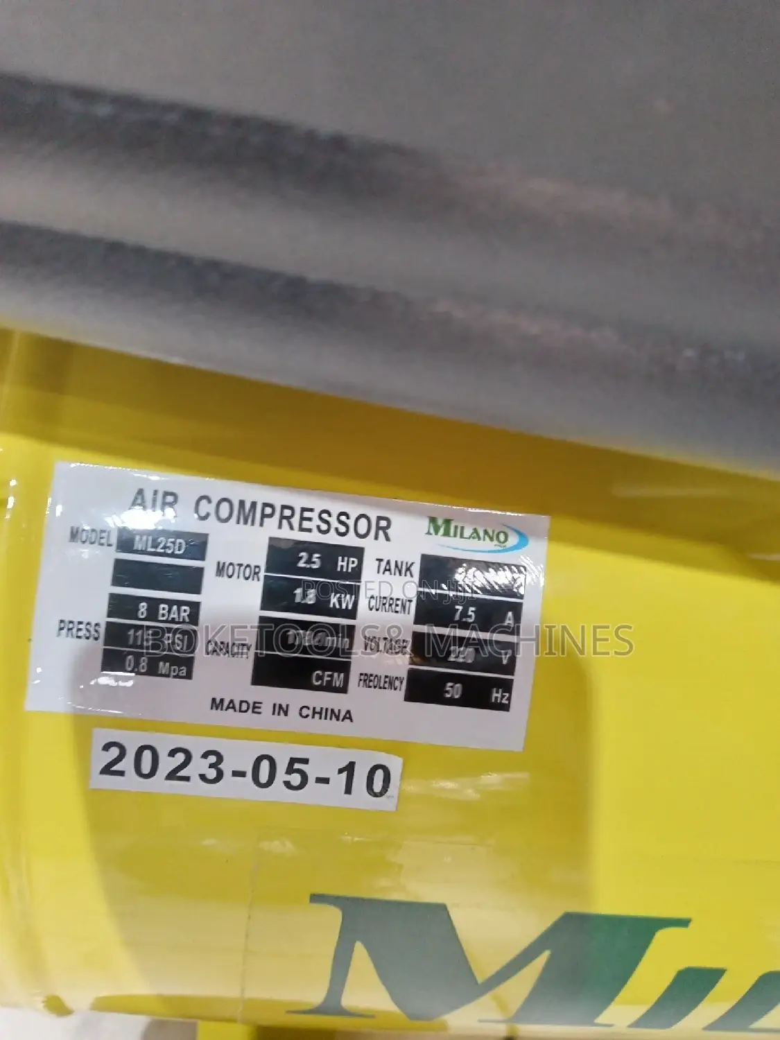 Milano Italia Electric Air Compressor 20L