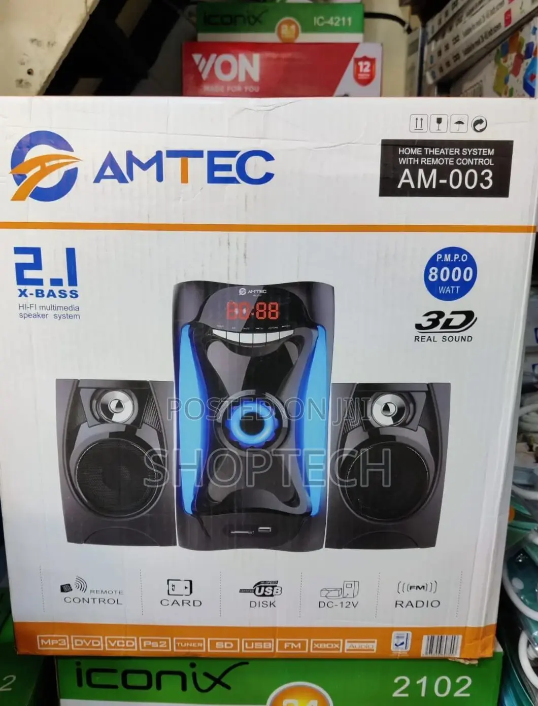 Amtec 003 Woofer 2.1ch Hometheatre System