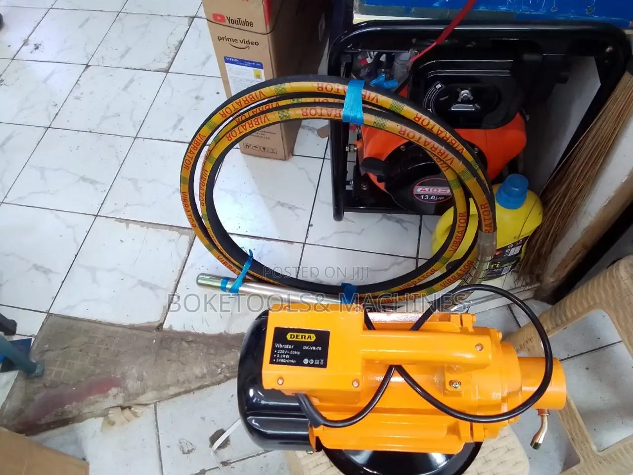 Electric Vibrator With Shaft Poker
