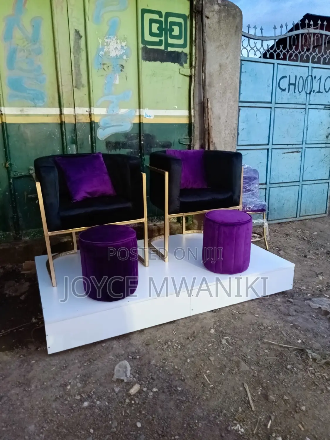 Pedicure Set, Purple and Black 