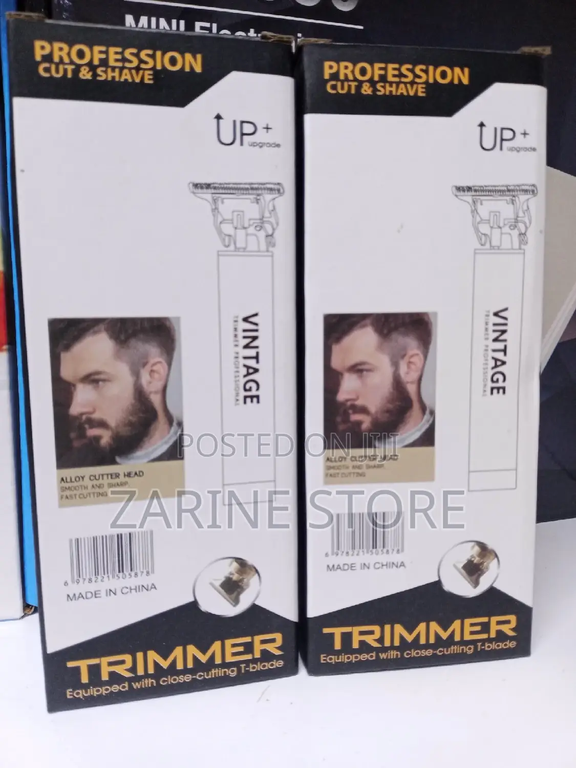 Professional Hair Trimmer Vintage Rechargeable T-Blades