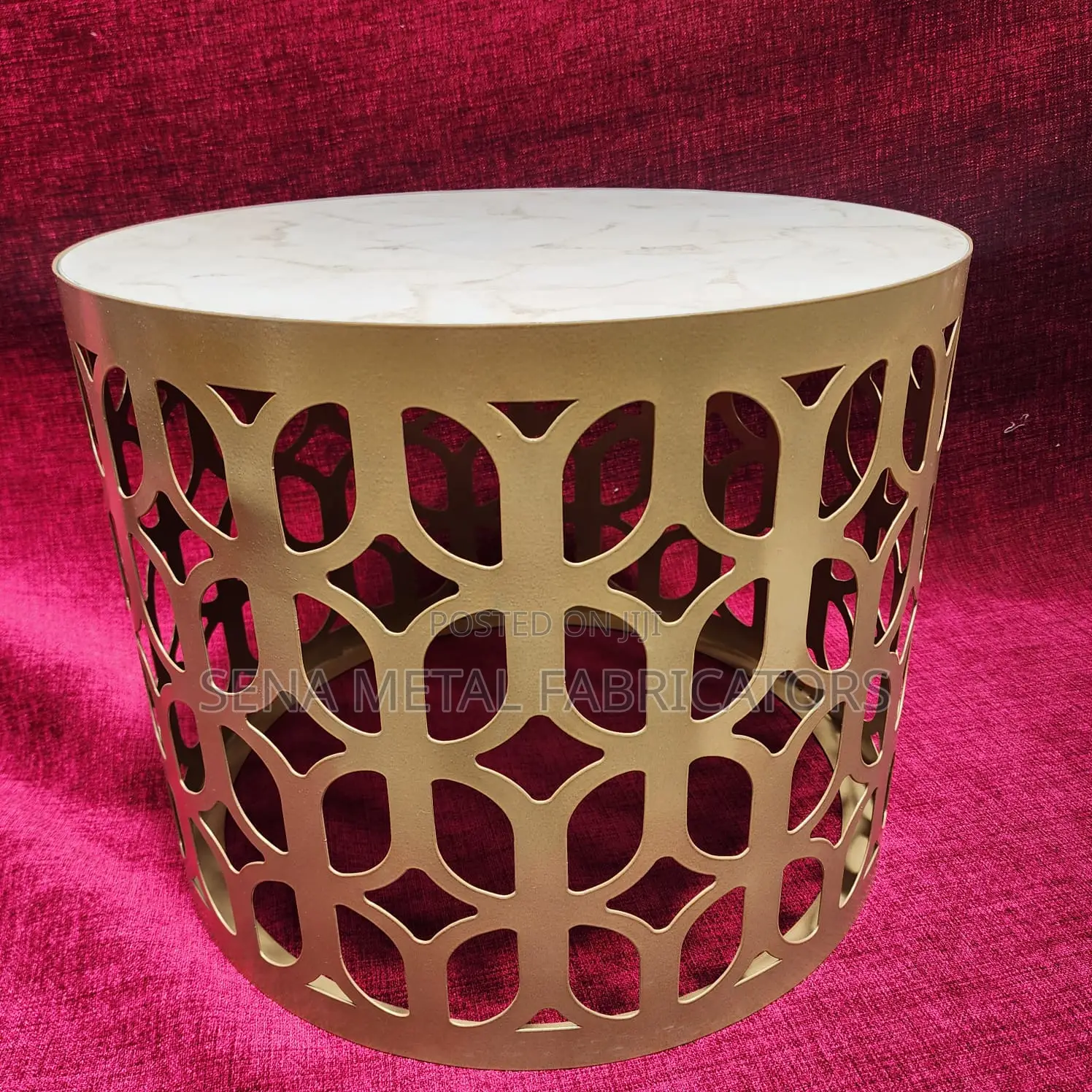 High-Quality Laser Cut Powdercoated Coffee Table.
