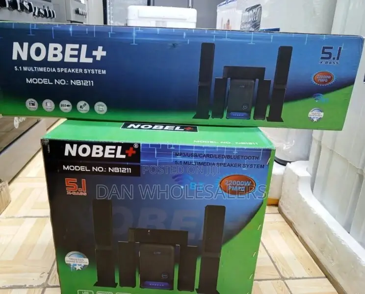 NB1211 Nobel 5.1 Home Theater Speaker System-22000watts