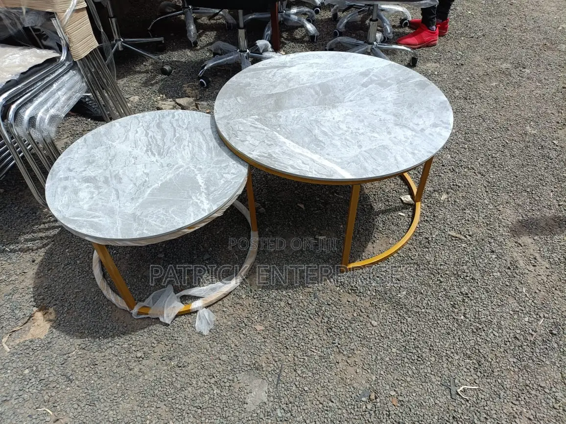 Imported Morden Marble Nesting Coffee Tables