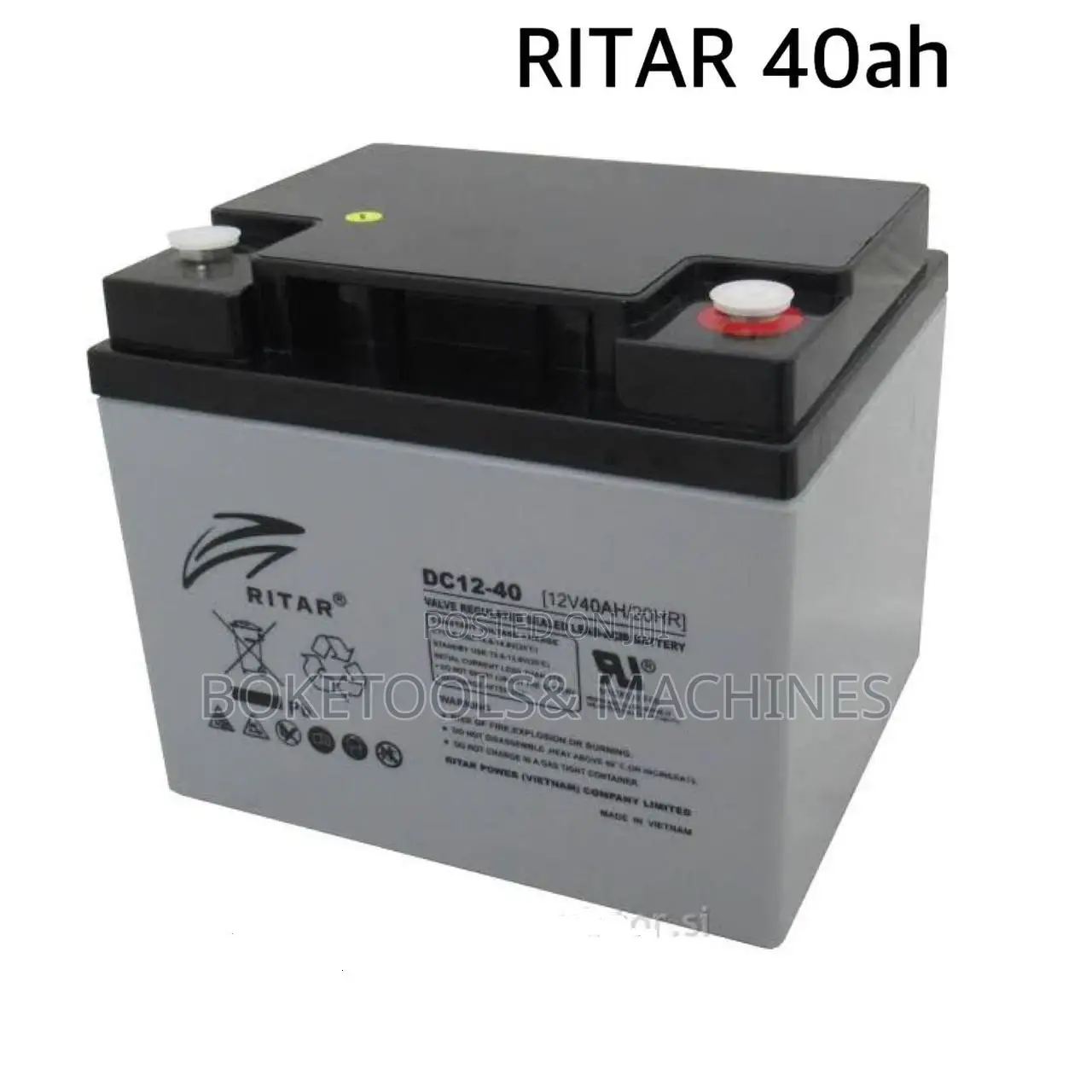 Ritar Original 12v 40ah Solar Battery