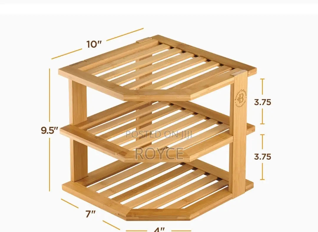 3tier Bamboo Storage Rack