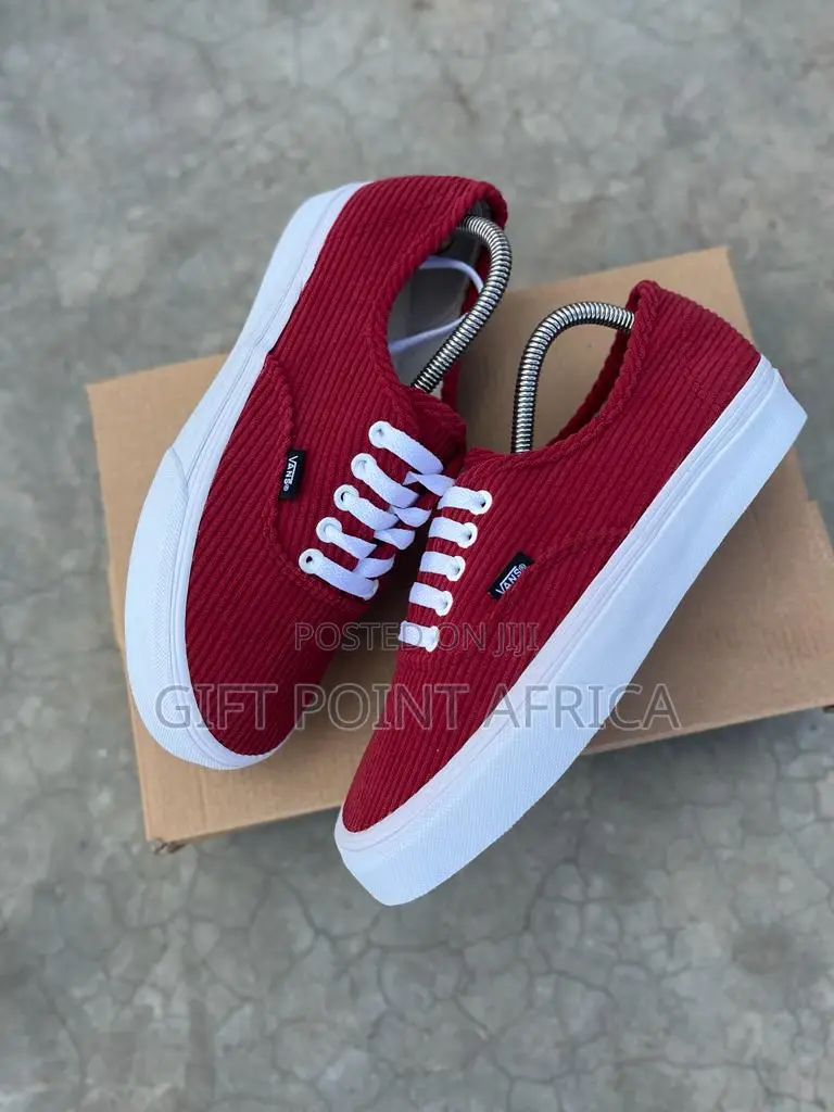 Maroon Vans of the Wall Double Sole