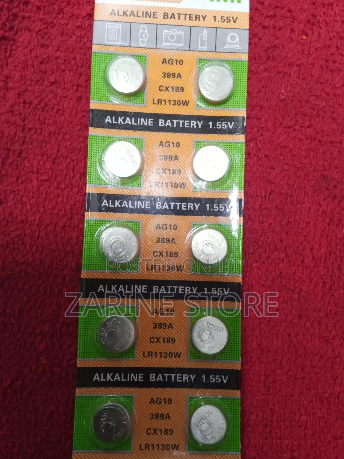 Cx189, LR1130W Alkaline Battery
