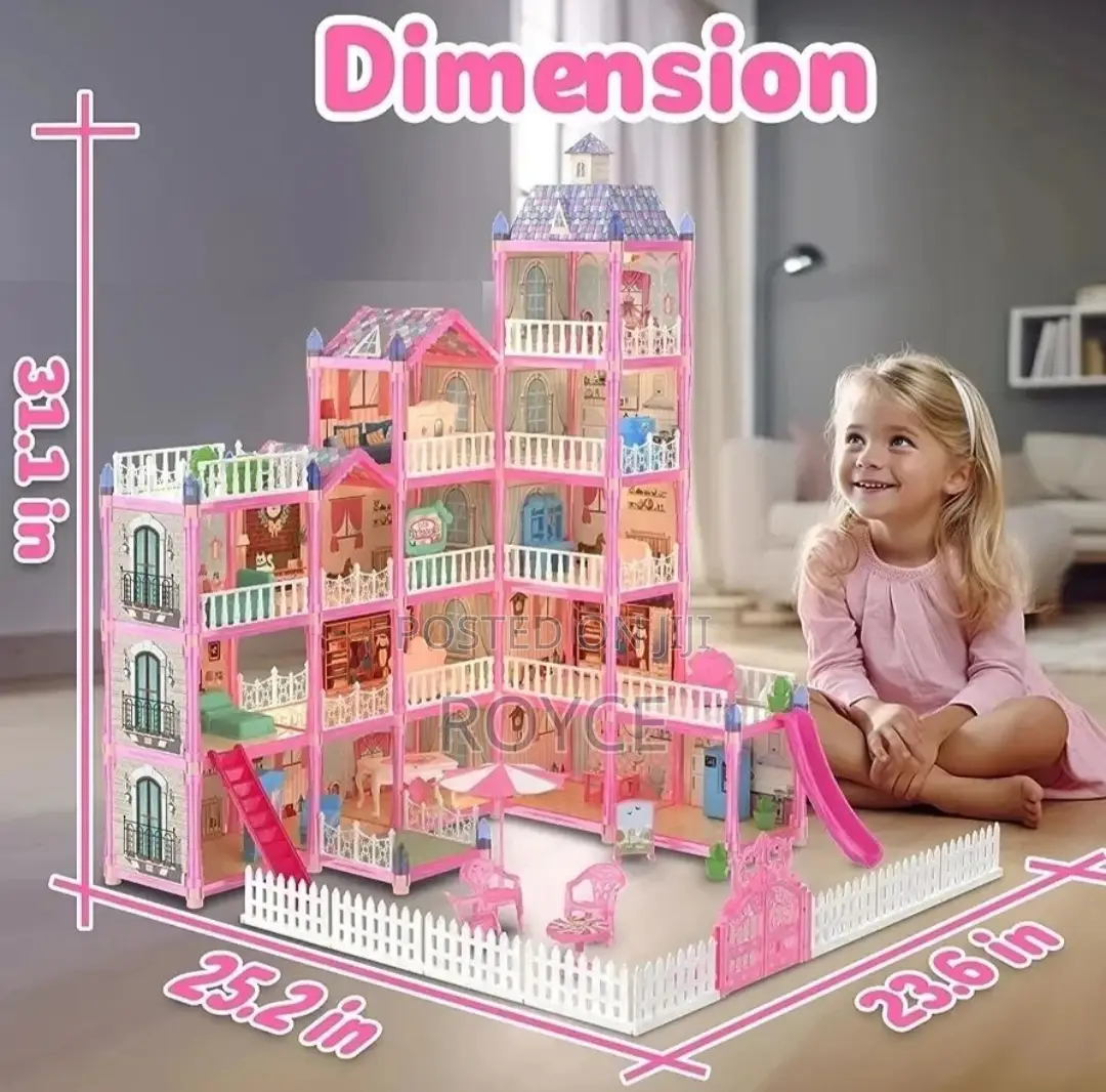 374pcs Doll House