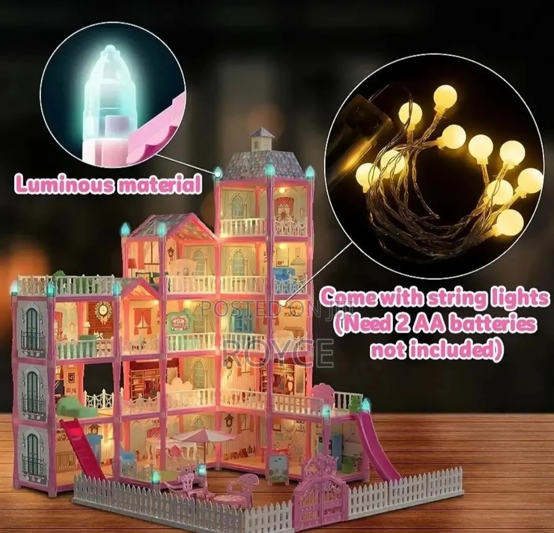374pcs Doll House