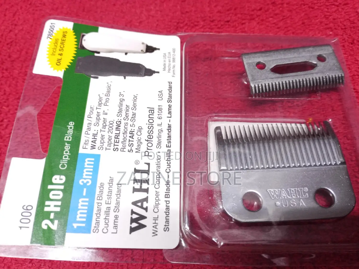 Wahl Clipper Professional 2-Hole Clipper Blades