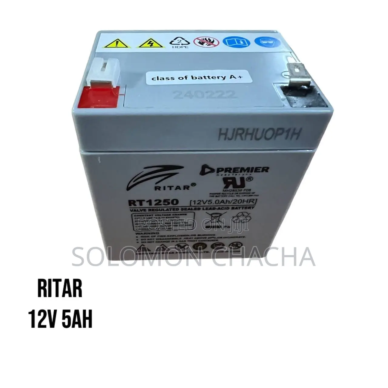 Ritar 12V 5AH Battery