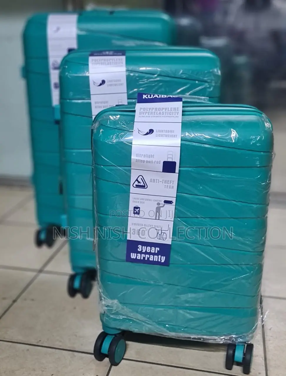 3 in 1 Fibre Suitcase