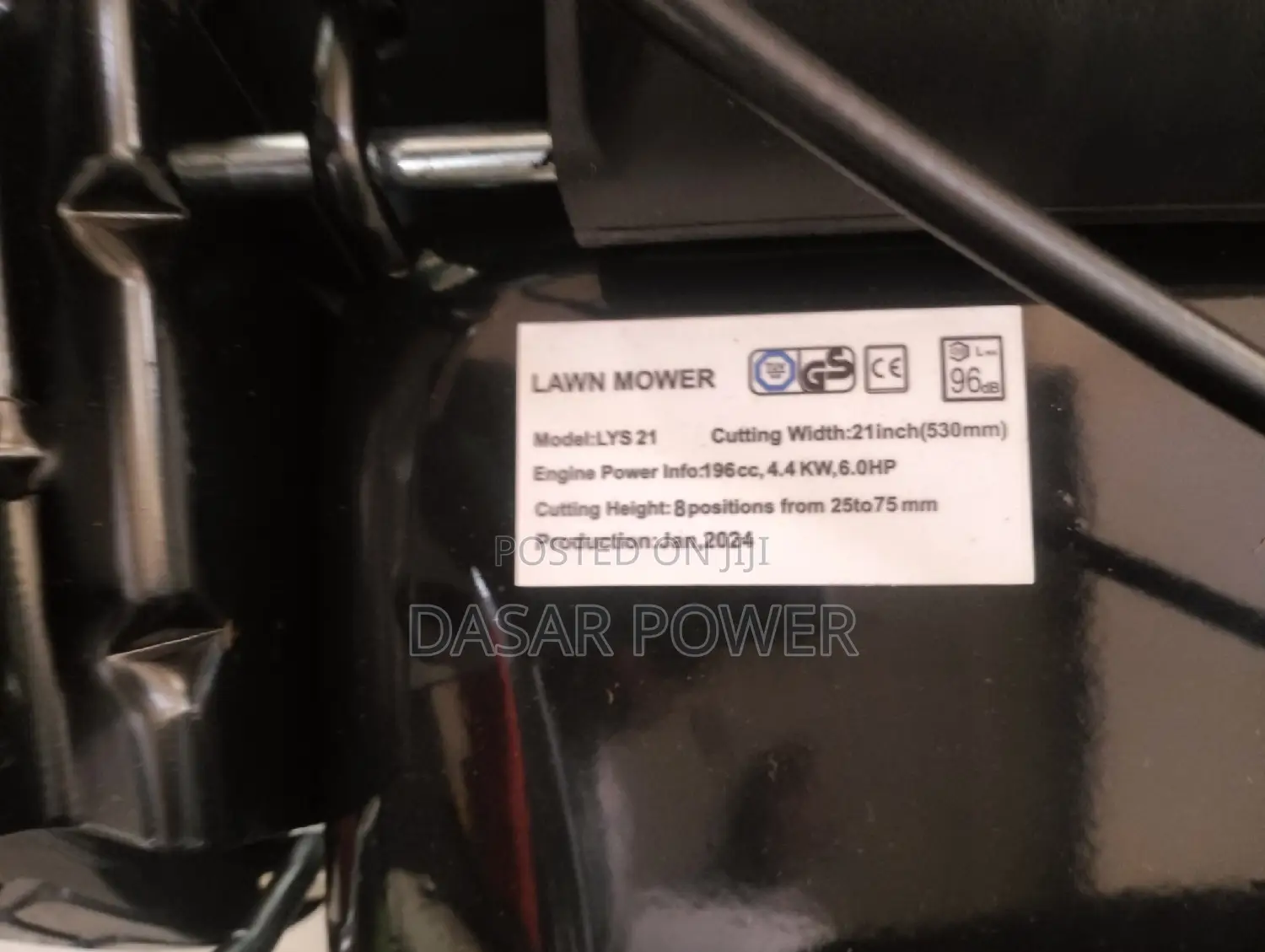 6.5hp Self Propelled Lawn Mower