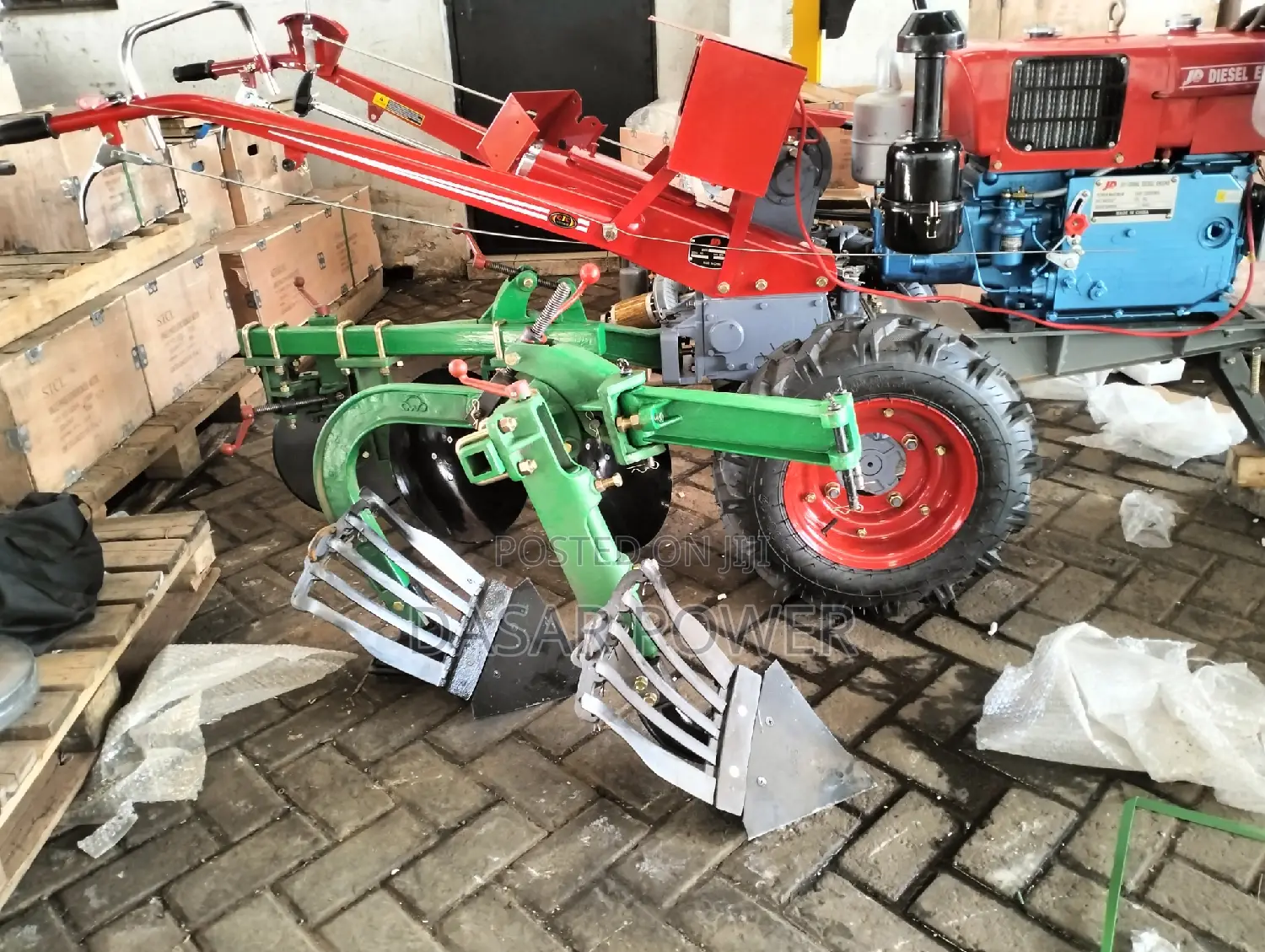16hp, Walking Tractor With All Attachments.