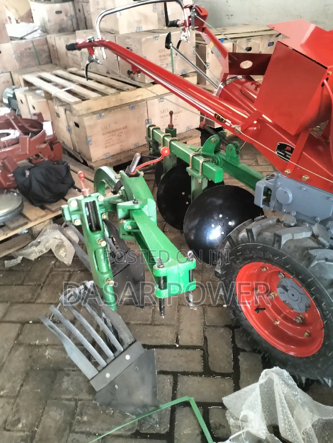 16hp, Walking Tractor With All Attachments.