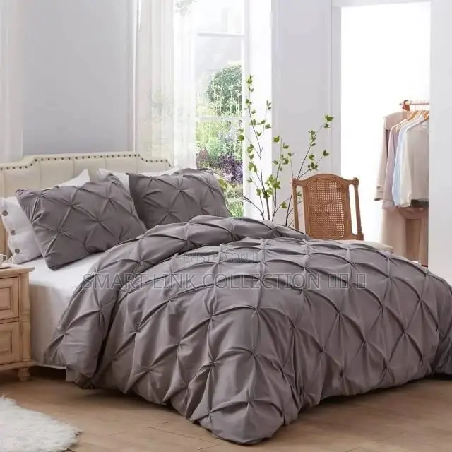 *Pinch Pleat Cross Pintuck Duvet Cover Set*
