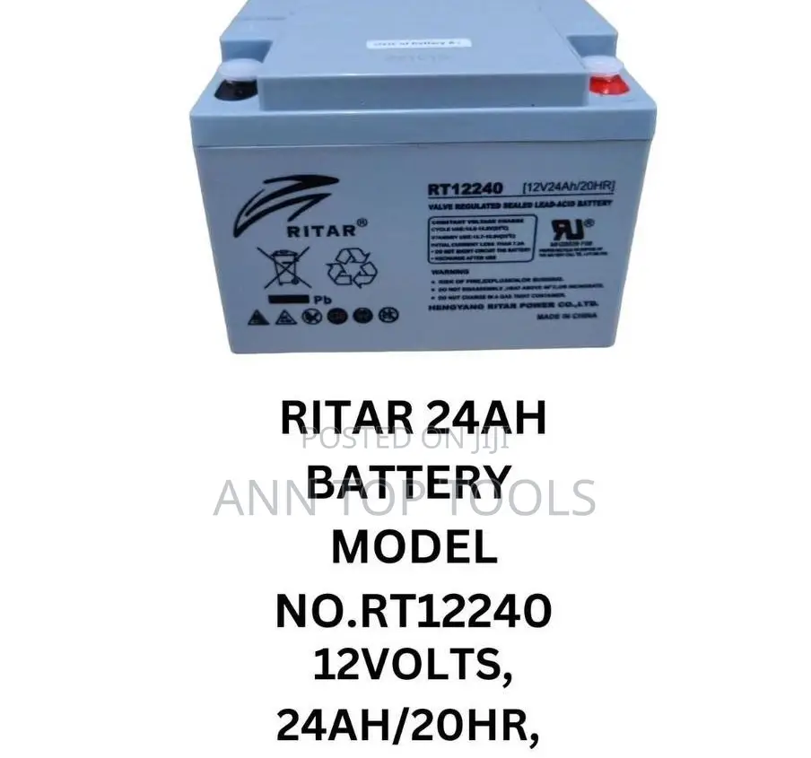 Ritar Battery 24ah Backup 12v