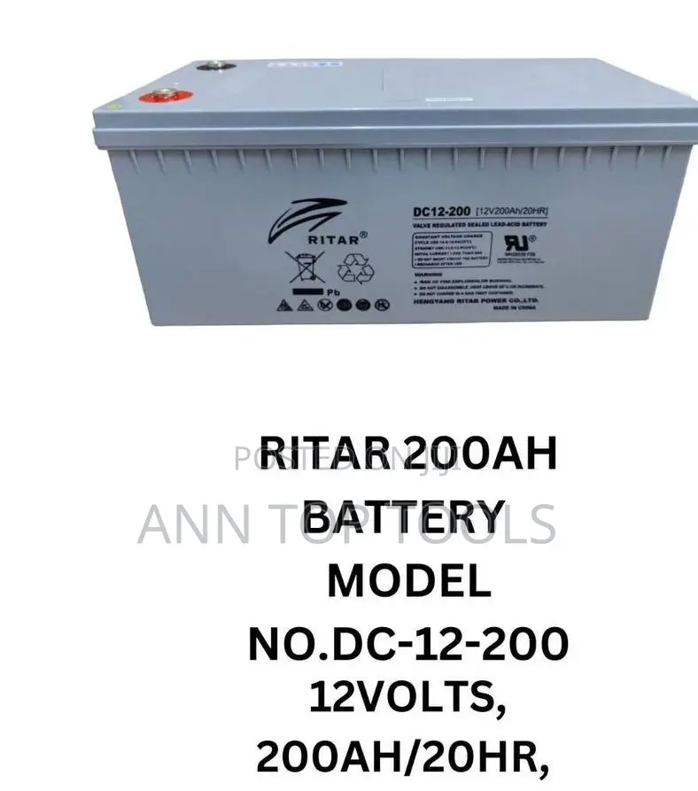 Ritar Original 200ah Heavy-Duty Solar Battery