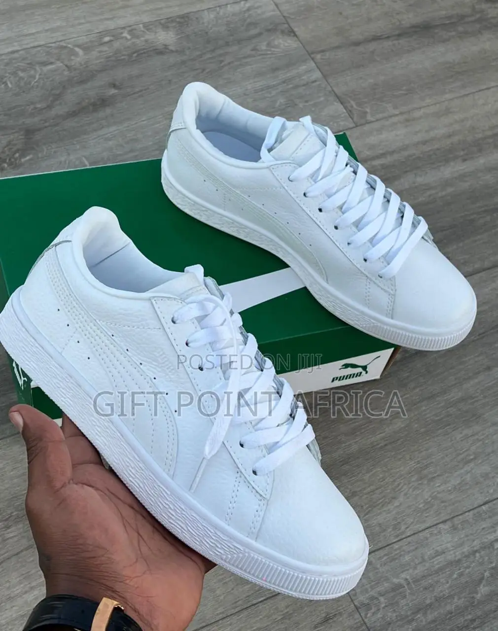 White Puma Sneakers for Men