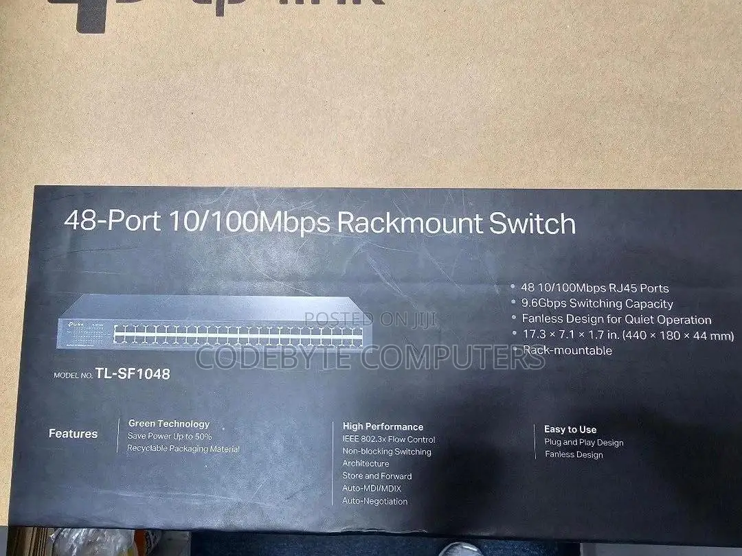 Tp-Link 48-Port TL-SF1048 48-Port 10/100mbps Switch
