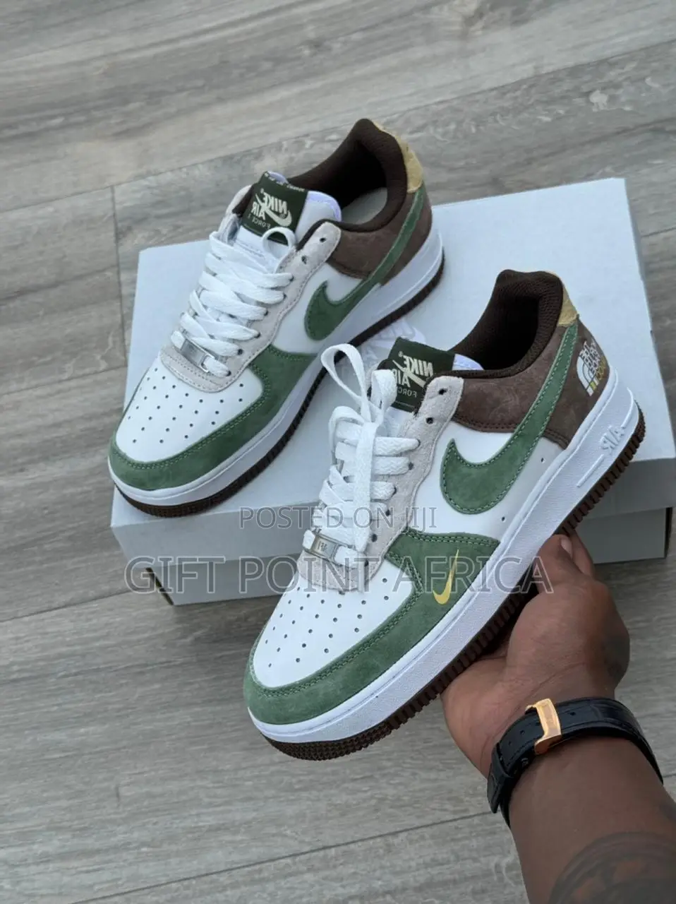 North Face Nike Airforce 1 Unisex Sneakers