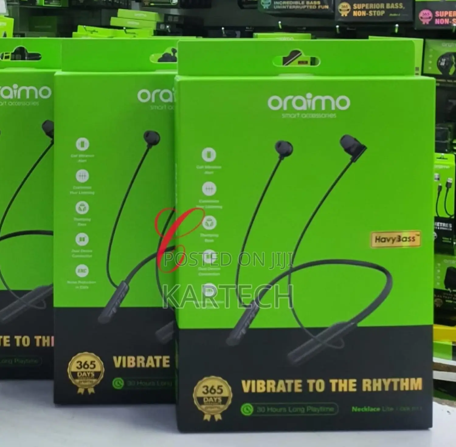 Oraimo Necklace Lite Neckband With Call Vibration Alert