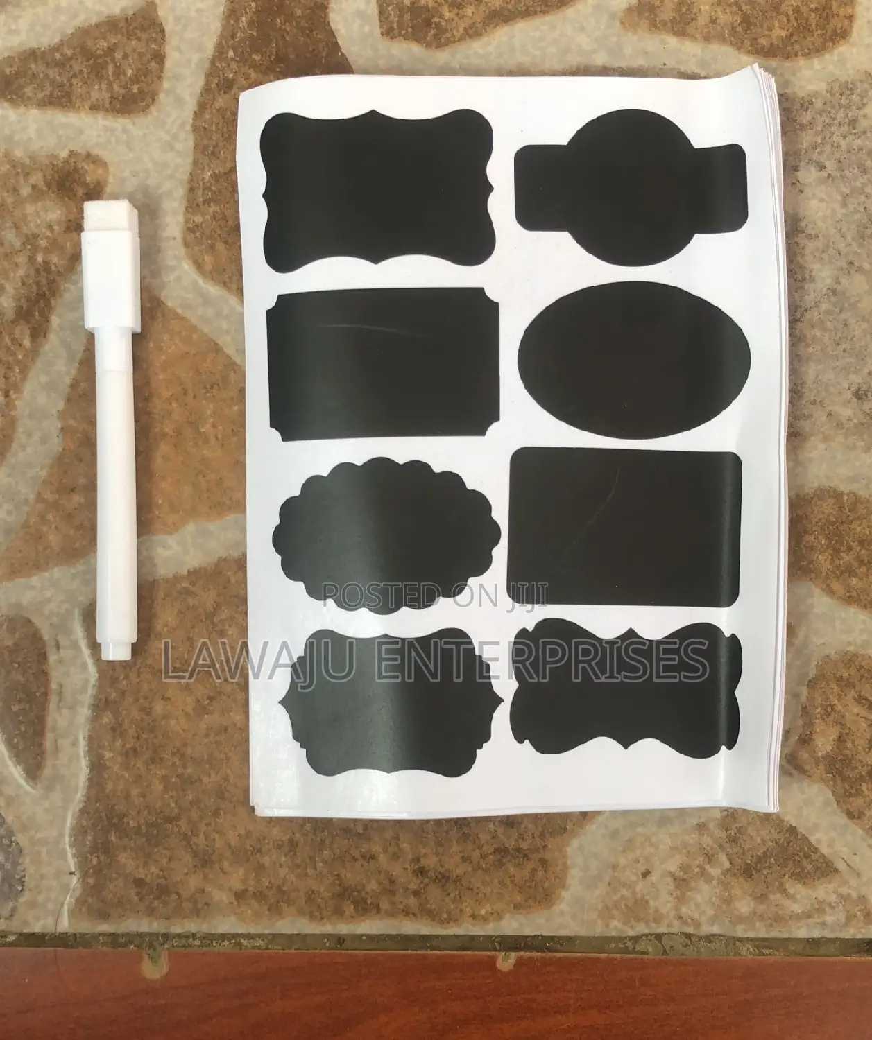 80 PCS Jar Labels With Pen