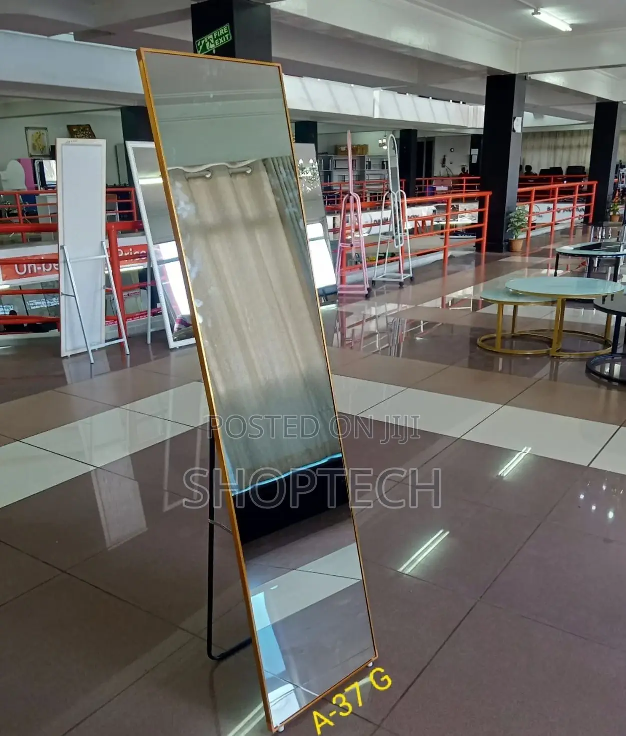 Executive Golden Dressing Mirror