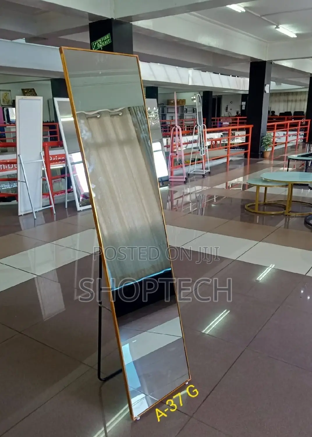 Executive Golden Dressing Mirror