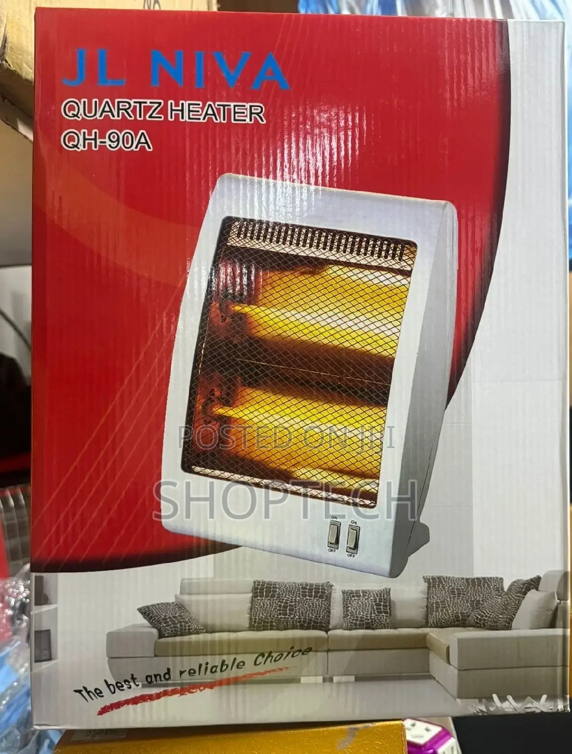 2 Bar Heat Settings Room Heater