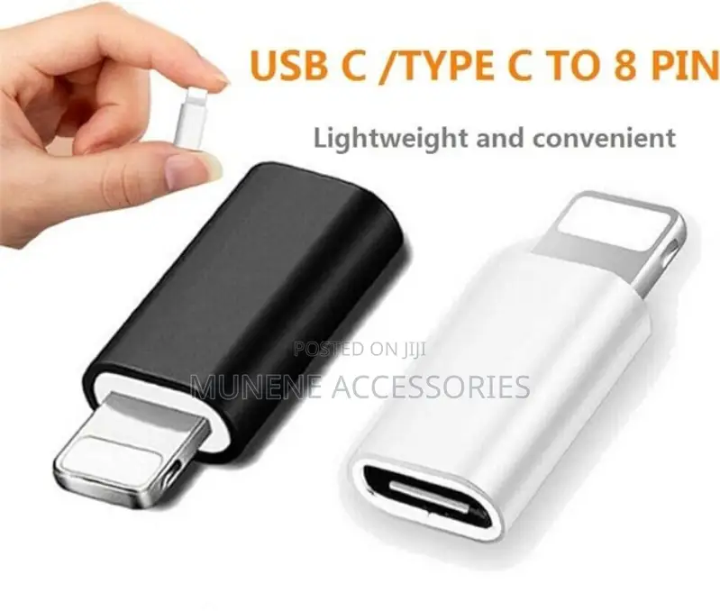 USB Type C to Lightning OTG Adapter for iPhone, iPad