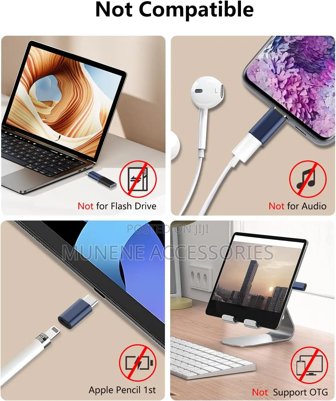 Lightning Ios - Usb Type C Otg Converter Data Charger