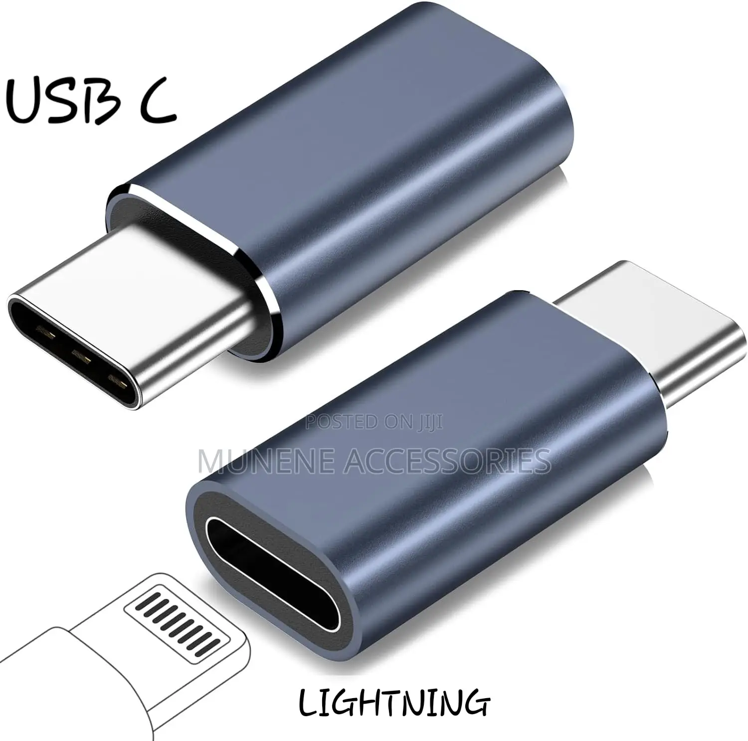 Lightning Ios - Usb Type C Otg Converter Data Charger