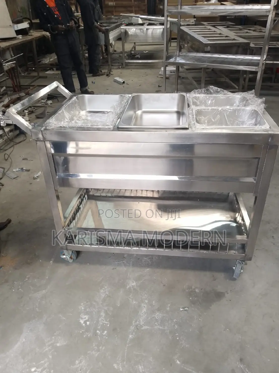 Easy Serving Food Warmer With Wheels