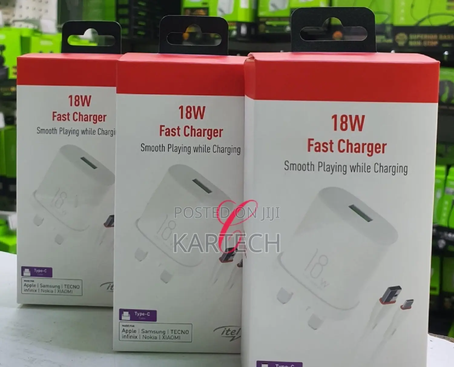 Itel ICW-182UC Type C Fast Charger - 18W