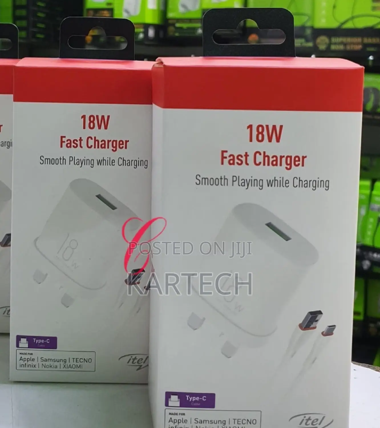 Itel ICW-182UC Type C Fast Charger - 18W