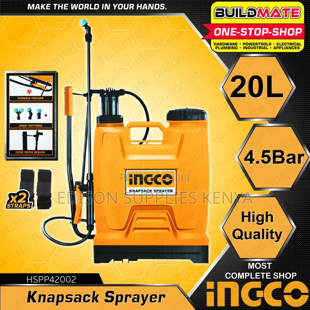 Knapsack Sprayers Ingco 20 Litre Garden Pressure Sprayer