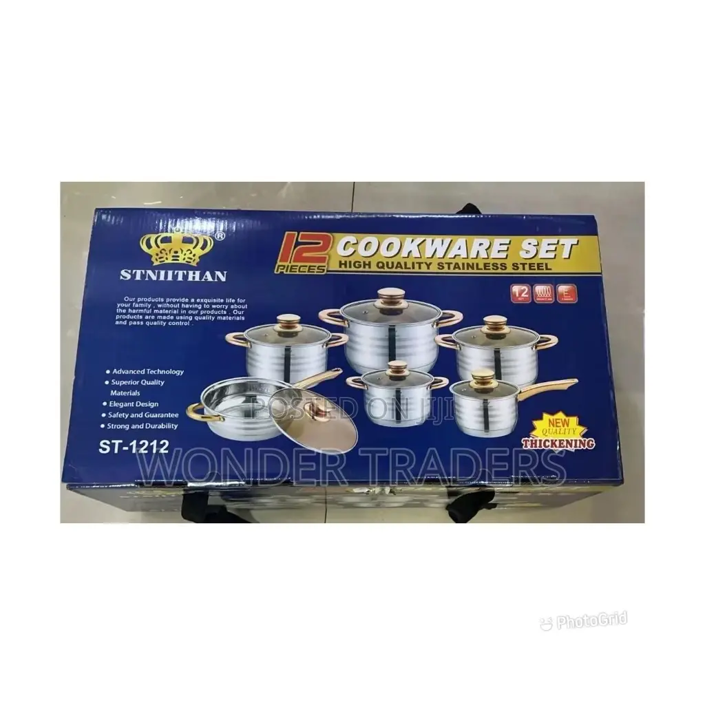 12pc Golden Stniithan Cookware ( *New and Sleek* )