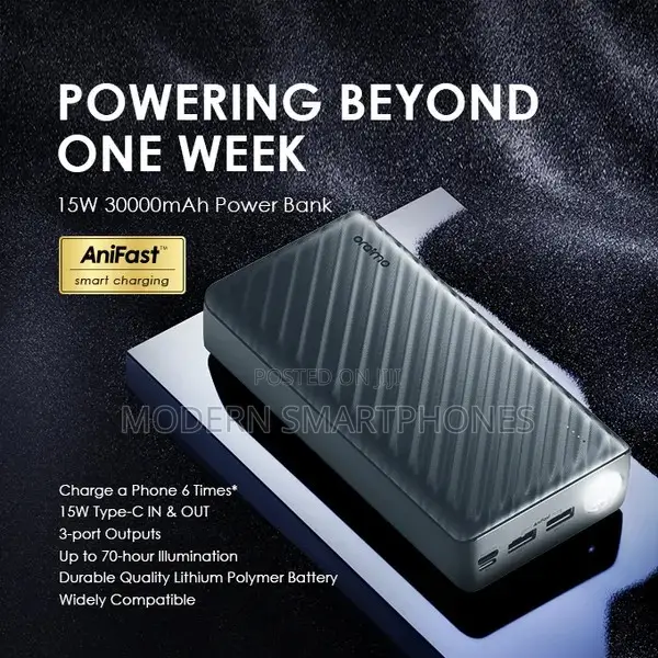 Oraimo Powerbox 300 Lite 30000mah 15w Power Bank