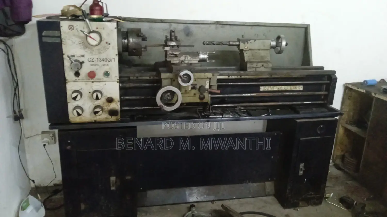 Lathe Machine Used 1 Meter