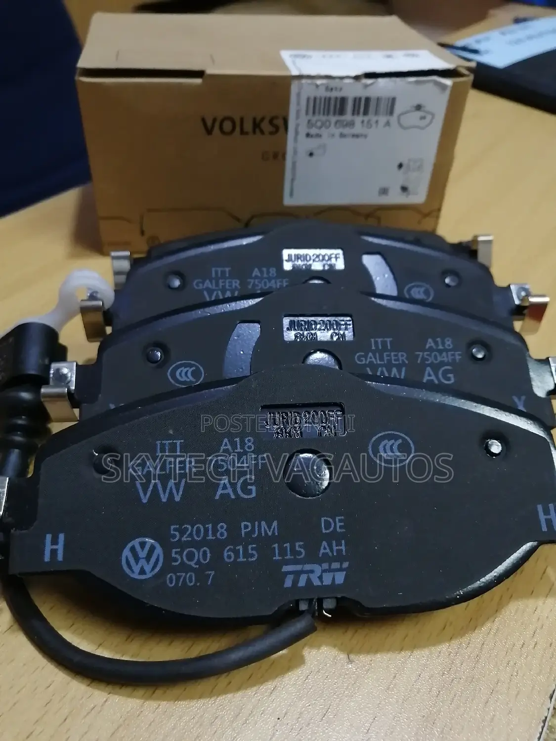 Volkswagen/Audi Front Brake Pad. Mk7,A3,Tiguan,Passat