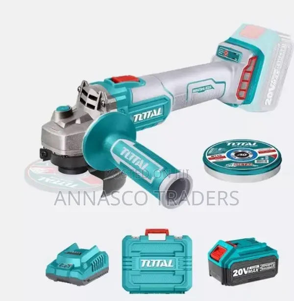 Total Tagli2011587 Quality Lithium-Ion Angle Grinder 20V