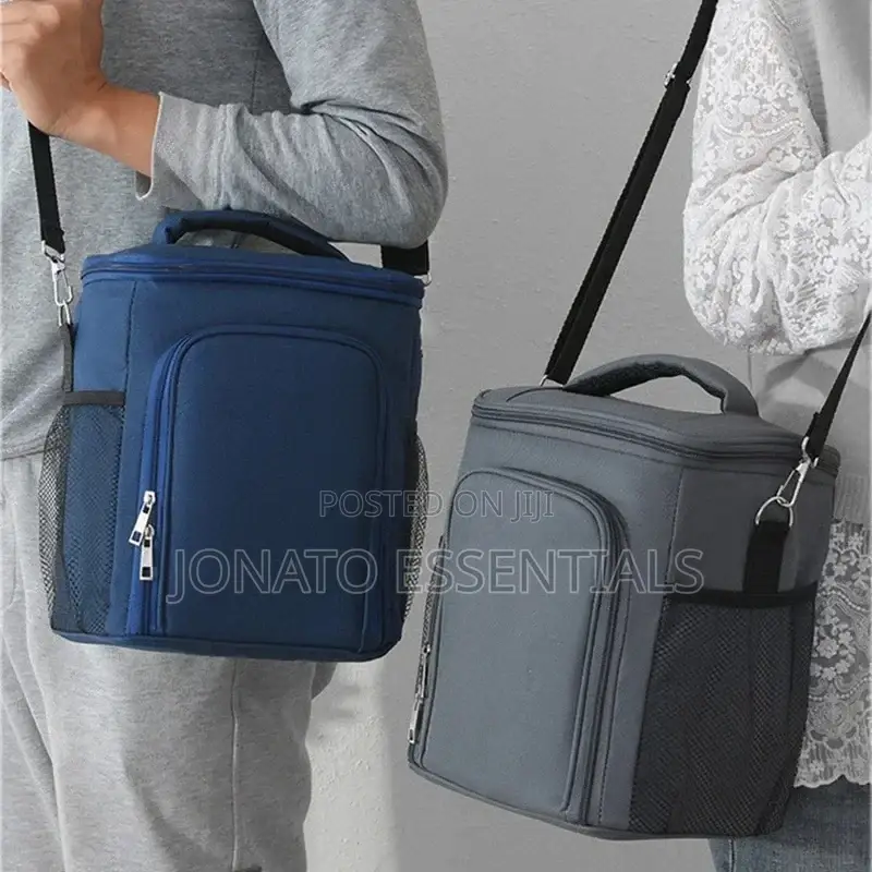 2 Layer Large Capacity Insulated Lunch Box Bag