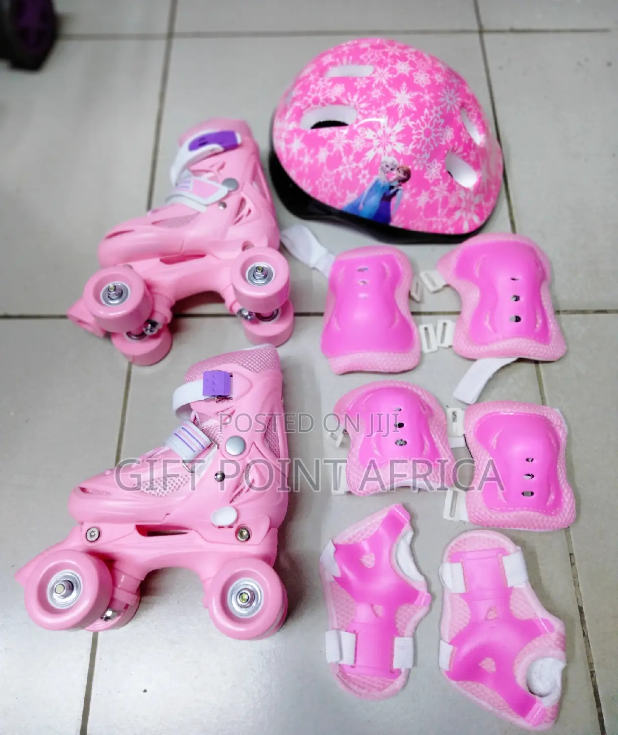 Full Set Four Wheels Adjustable Skates for Kids