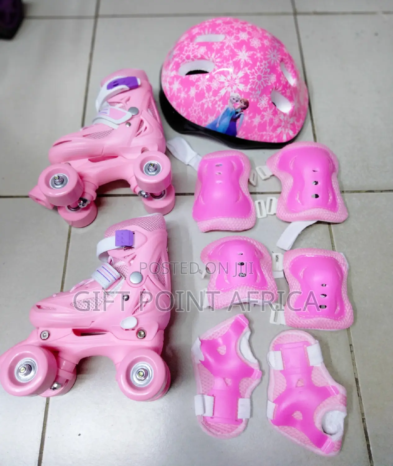Full Set Four Wheels Adjustable Skates for Kids